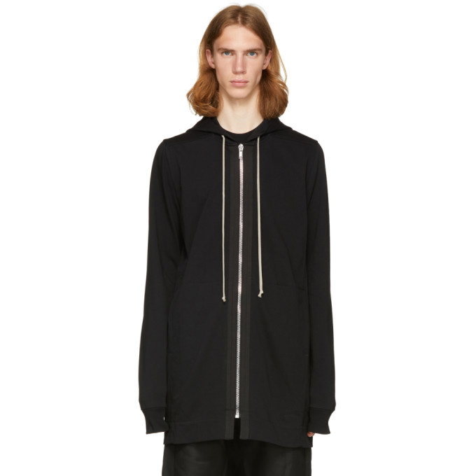 Photo: Rick Owens Black Zip Front Hoodie