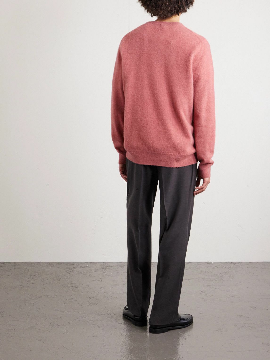 Massimo Alba - Kane Brushed-Cashmere Sweater - Red