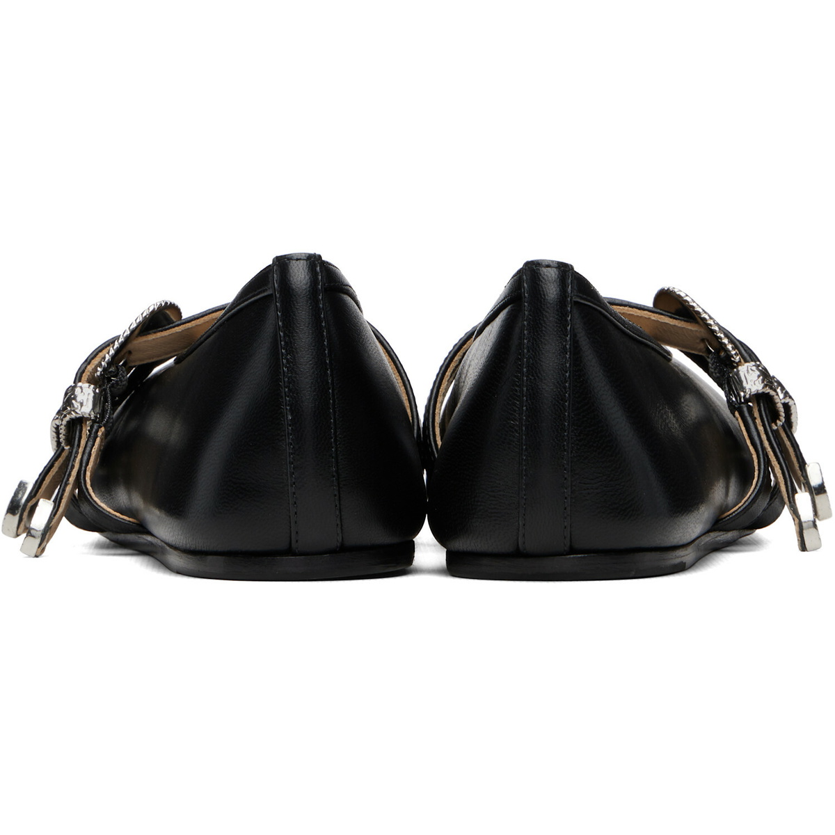 Le Monde Beryl Black Ballet Claudia Slipper Flats