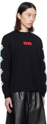 UNDERCOVER Black Printed Long Sleeve T-Shirt