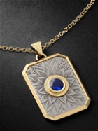 Duffy Jewellery - 18-Karat Yellow and White Gold Sapphire Necklace