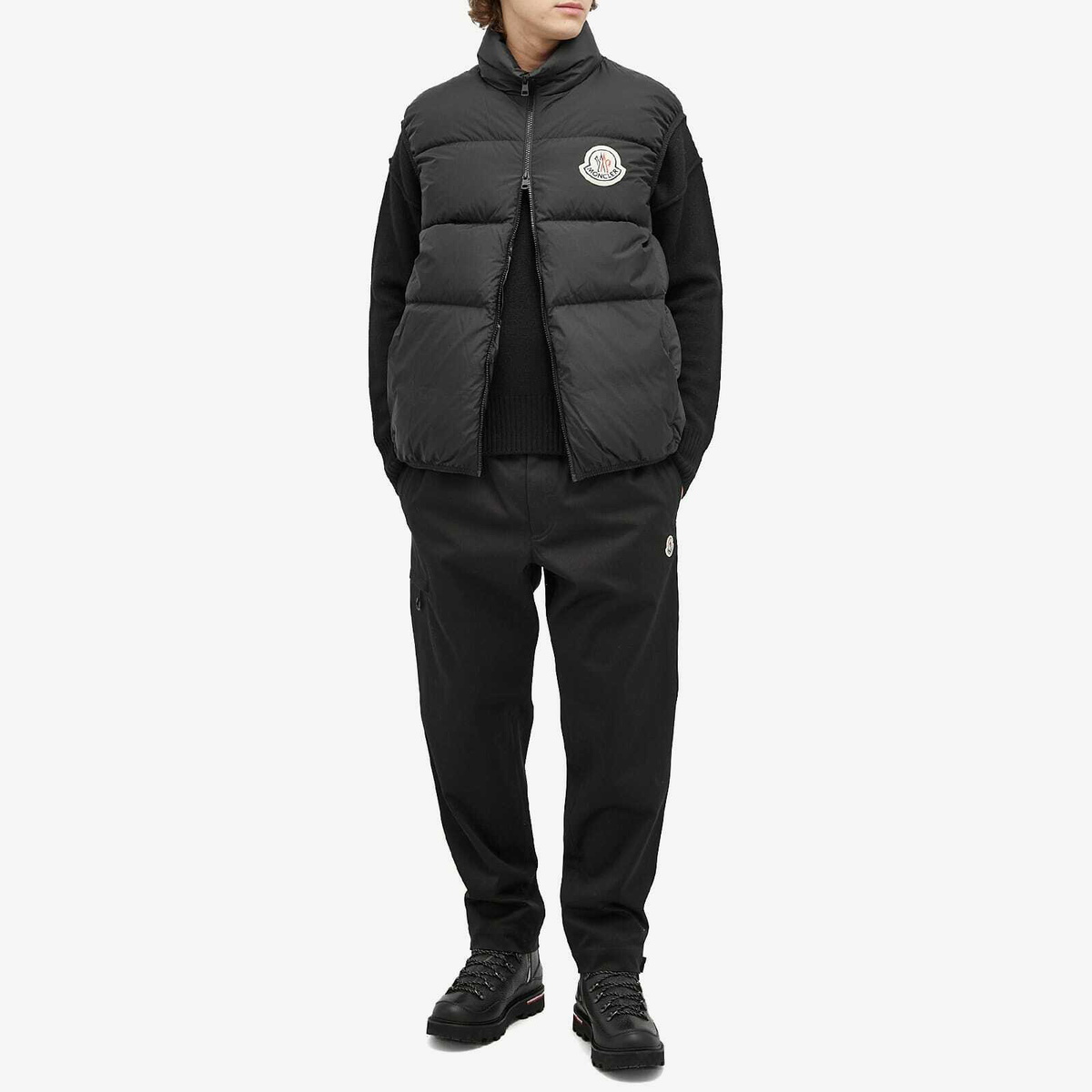 Moncler Men's Almaz Vest in Black Moncler