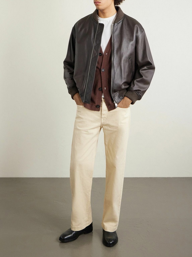 Photo: Massimo Alba - Oceano Straight-Leg Jeans - Neutrals