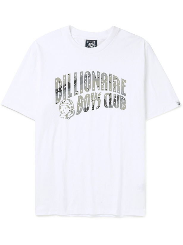 Photo: Billionaire Boys Club - Logo-Print Cotton-Jersey T-Shirt - White