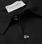 John Smedley - Roth Sea Island Cotton Polo Shirt - Black