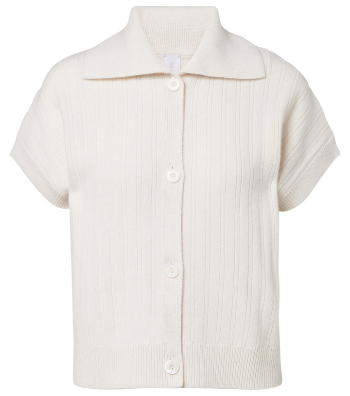 Photo: Eleventy Wool and cashmere polo shirt