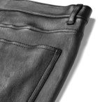 Saint Laurent - Skinny-Fit Leather Trousers - Men - Black