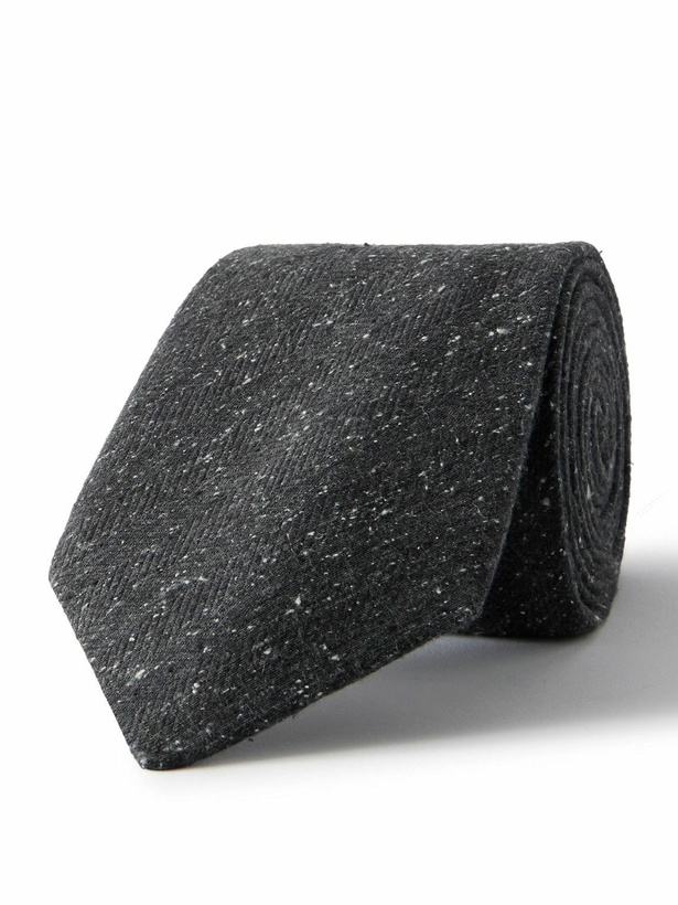 Photo: Canali - 8cm Silk-Herringbone Tie