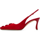 Manolo Blahnik Red Alexapla Heels