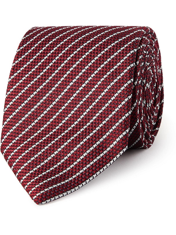 Photo: Charvet - 8.5cm Striped Silk-Jacquard Tie