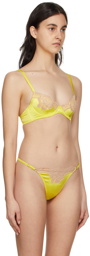 Fleur du Mal Yellow James Bra