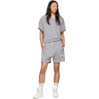 Essentials Grey Logo Shorts