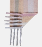 Loewe Striped alpaca and wool-blend scarf