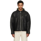 Cawley Black Flying Leather Jacket