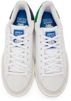 Noah Grey & White adidas Originals Edition Rod Laver Sneakers