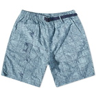 Gramicci Men's Nylon Alpine Packable Short in Yosemite Blue