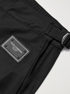 DOLCE & GABBANA - Logo-Appliquéd Swim Shorts - Black