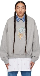 Martine Rose Gray Better Days Bunny Sweatshirt