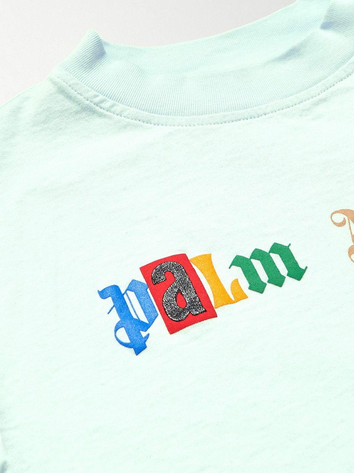Palm Angels Blue Palm Island T-Shirt
