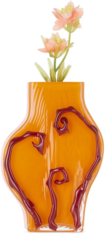 Photo: Silje Lindrup SSENSE Exclusive Orange & Red Small Vase