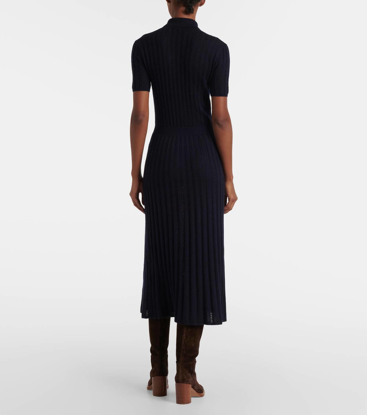 Gabriela Hearst Elvis cashmere and silk shirt dress Gabriela