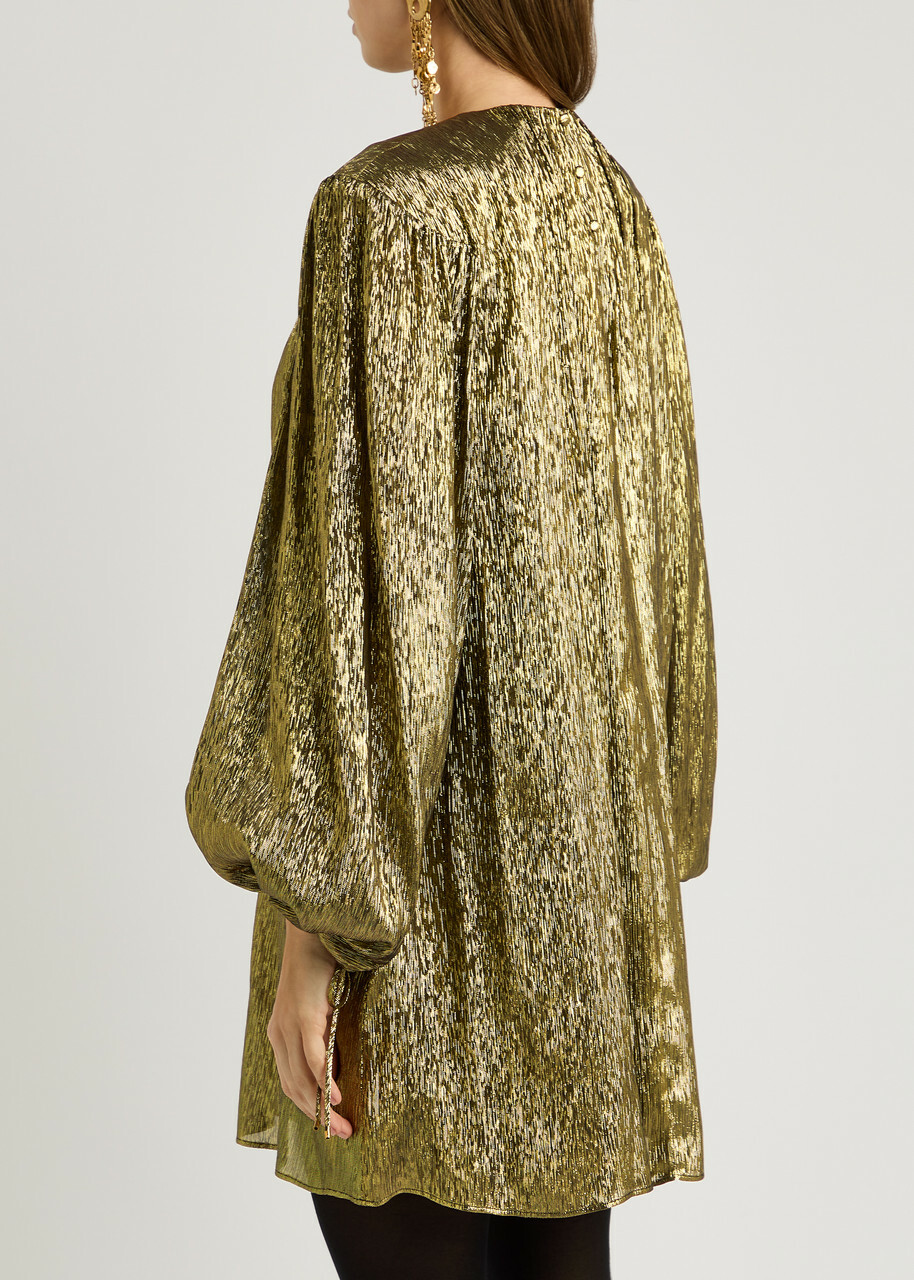 chloe gold dress Chloe Dress Lemon — Maxi Dresses main image 0