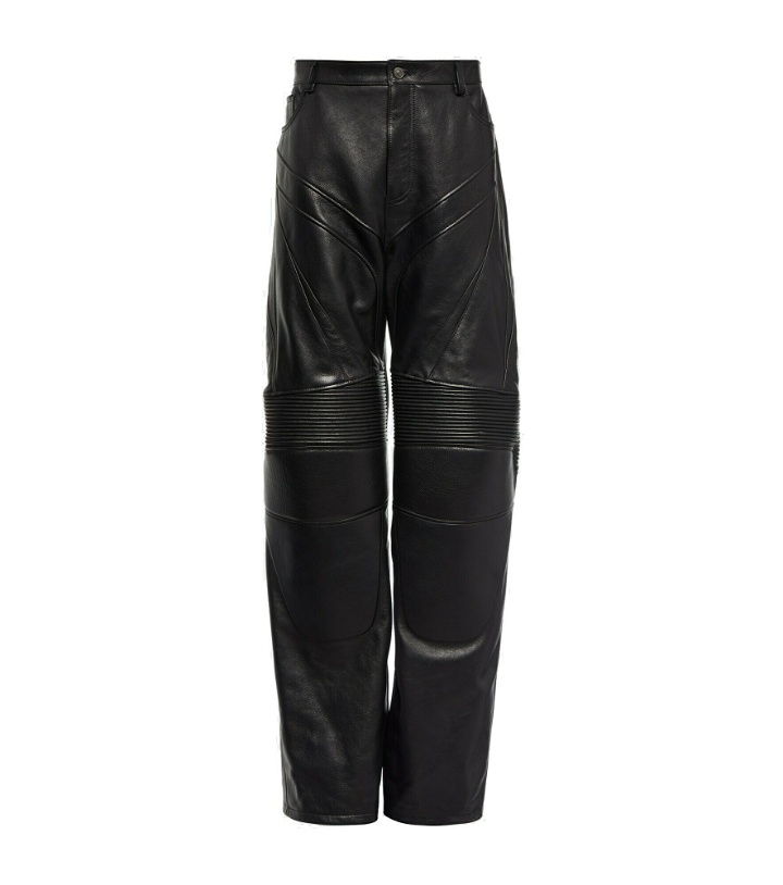 Photo: Balenciaga - Leather biker pants