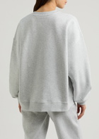 Rotate Sunday Logo Cotton Sweatshirt Light Grey