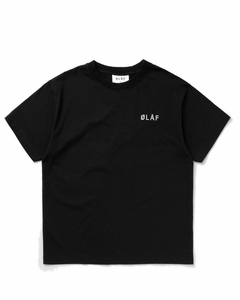 Photo: ølåf Cross Stitch Tee Black - Mens - Shortsleeves