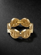 HOORSENBUHS - Brute Classic Tri-Link 18-Karat Gold Ring - Gold