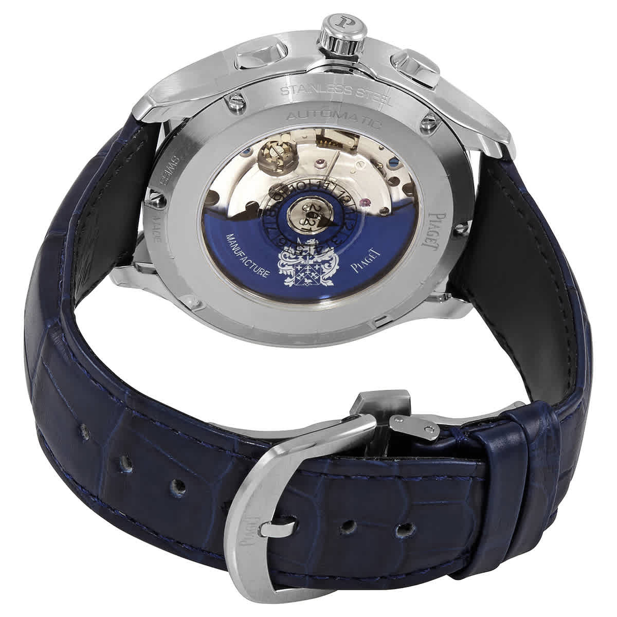 Piaget Polo S Chronograph Automatic Blue Dial Mens Watch G0A43002