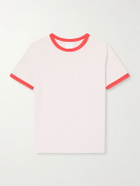 A.P.C. - Jules Organic Cotton and Linen-Blend T-Shirt - Pink