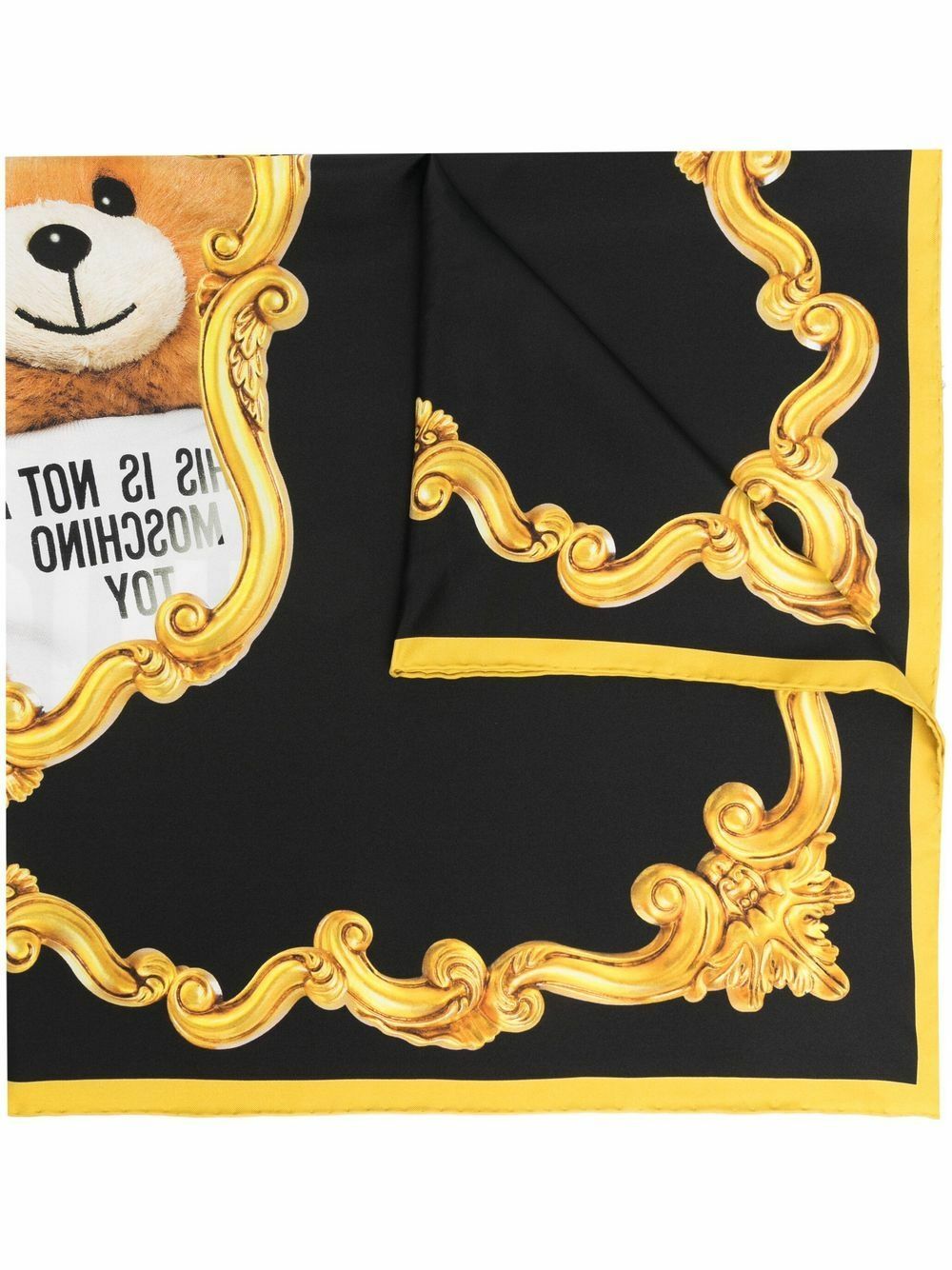 MOSCHINO モスキーノ シルク100 大判スカーフ - メルカリ