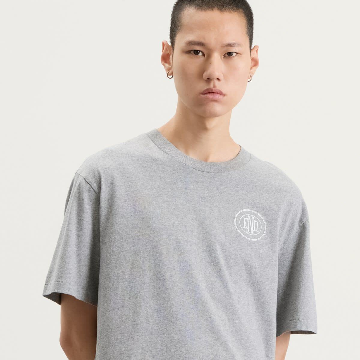 END. Leisure T-Shirt in Grey Marl