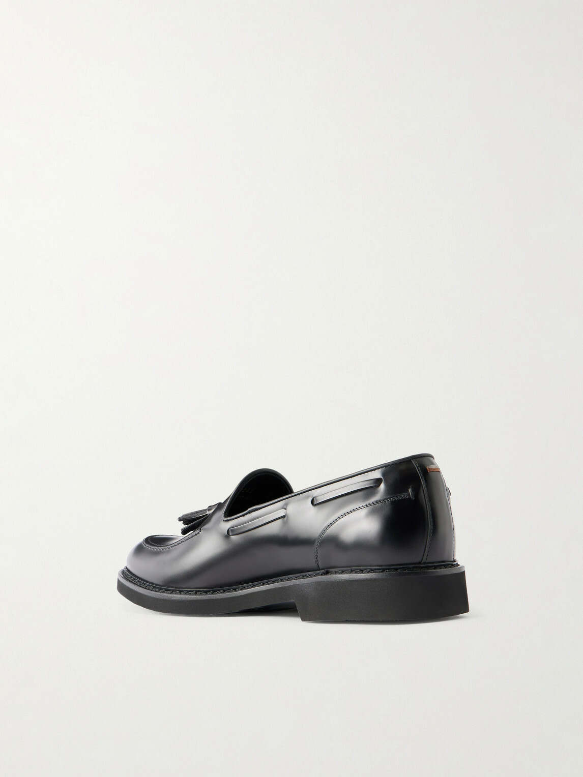 Canali - Tasseled Leather Loafers - Black
