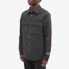 Ksubi Men's Pixel Quilted Shirt Jacket in Black