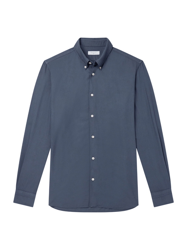 Photo: Boglioli - Button-Down Collar Twill Shirt - Gray