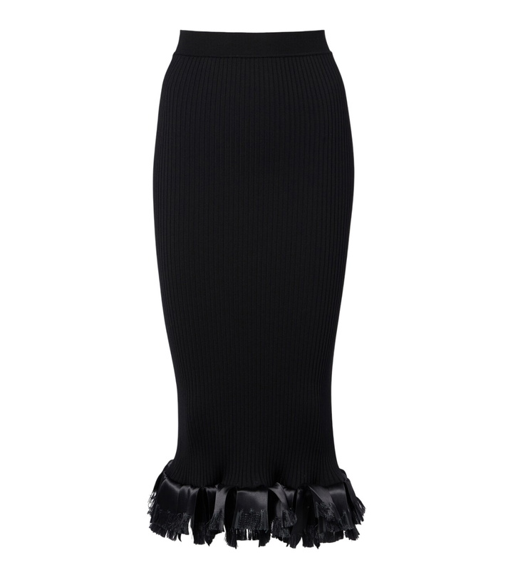 Photo: Fforme Riley wool-blend midi skirt