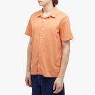 Paul Smith Men's Seersucker Vacation Shirt in Orange