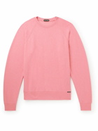 TOM FORD - Brushed Cotton-Blend Jersey Sweatshirt - Pink