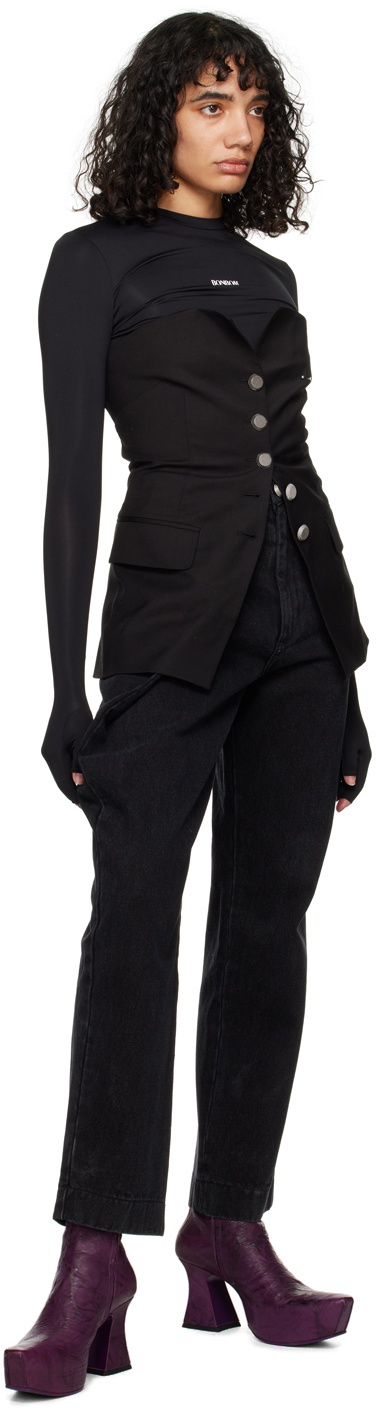BONBOM Black Tuck Jeans