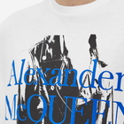 Alexander McQueen Men's Logo Photo Print T-Shirt in White/Mix