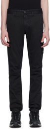 Stone Island Black Patch Cargo Pants