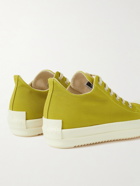 Rick Owens - Scarpe Rubber-Trimmed Canvas Sneakers - Yellow