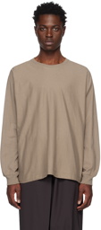 HOMME PLISSÉ ISSEY MIYAKE Brown Release-T 1 Long Sleeve T-Shirt