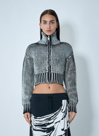 VAQUERA Coated Rib Cardigan