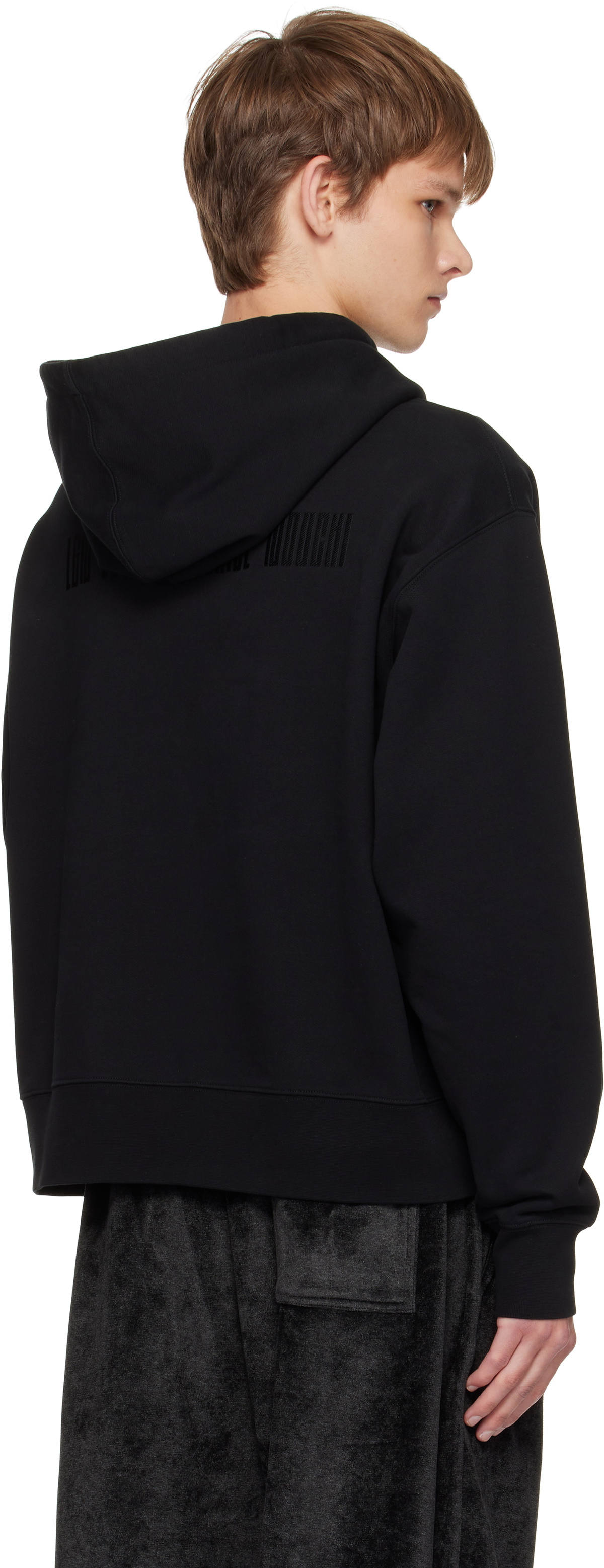 LGN Louis Gabriel Nouchi Black Logo Hoodie