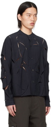 CMMAWEAR Navy Kintsugi Shirt