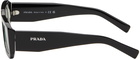 Prada Eyewear Black Symbole Sunglasses