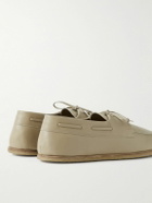 The Row - Sailor Leather Loafers - Brown